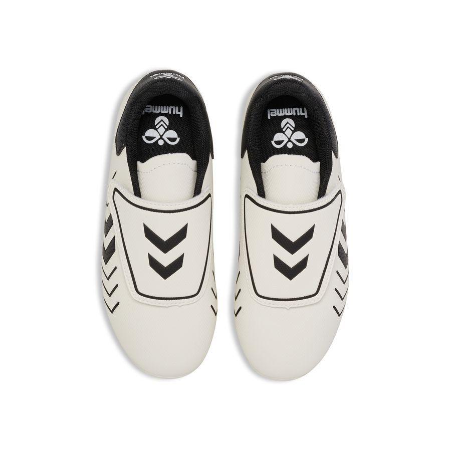 Hummel Chaussures de football Hattrick MG - Blanc/Noir Enfant