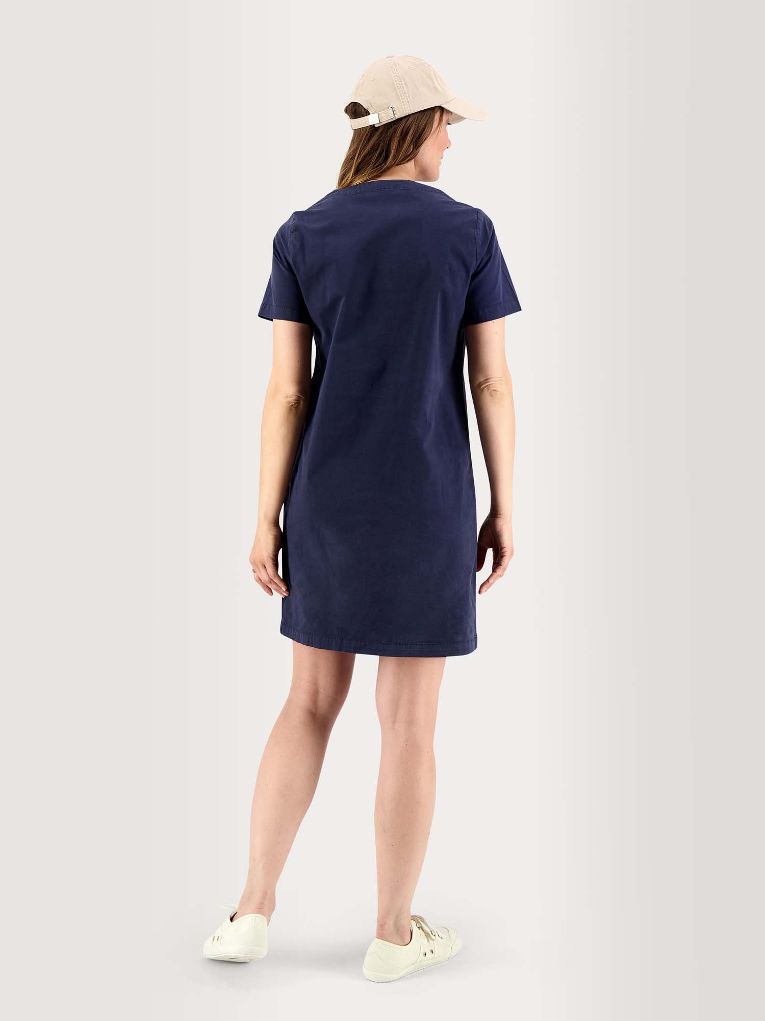 Robe Femme Toile Coton Stretch Marine