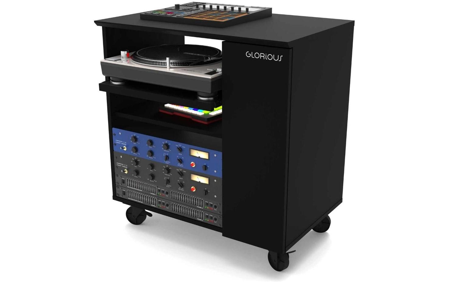 Erweiterung Modular Side Rack – Schwarz<br>Studio-Rack-Erweiterung für die Sound Desk- und Workbench-Serie