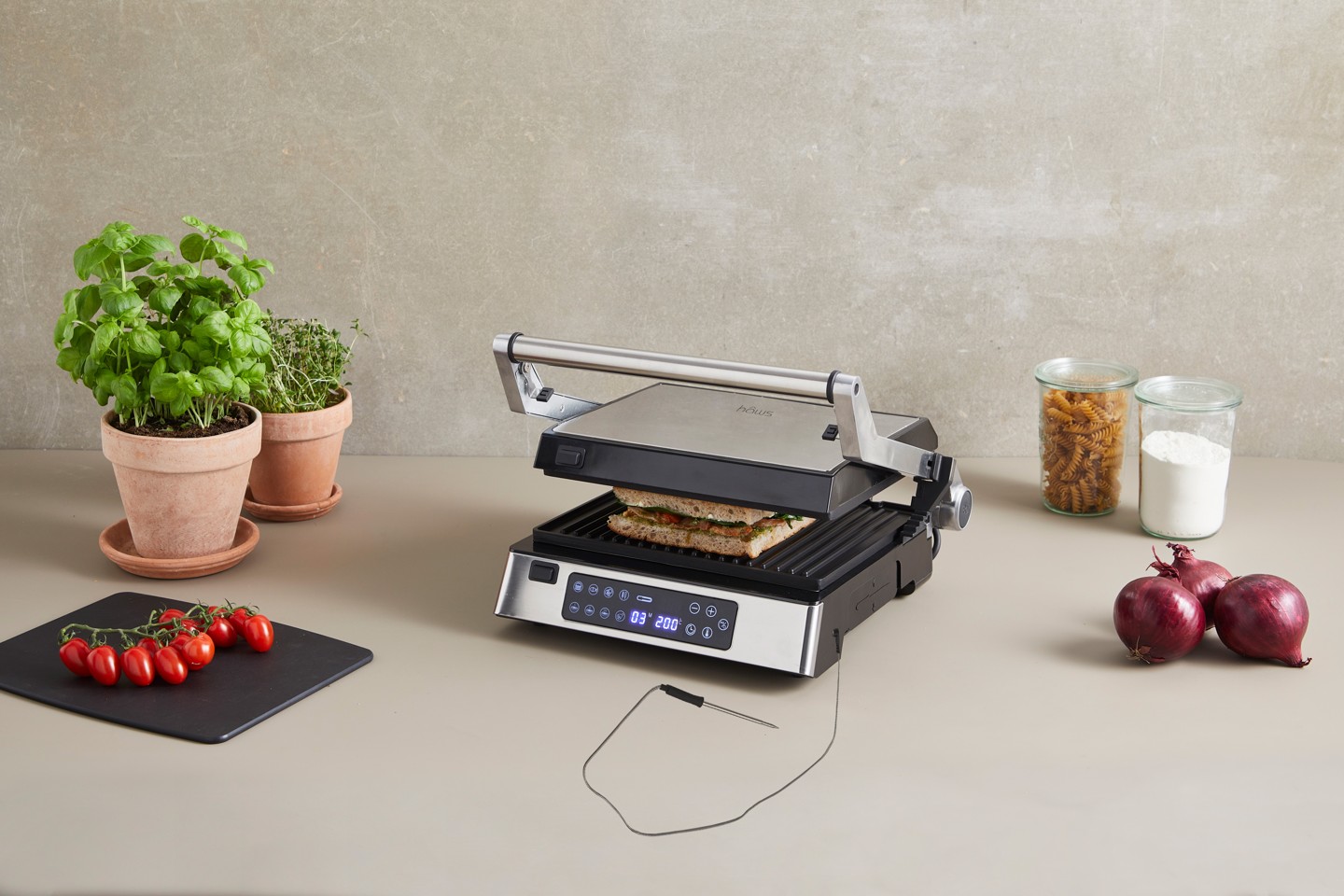 Hâws - Panini Grill med termometer