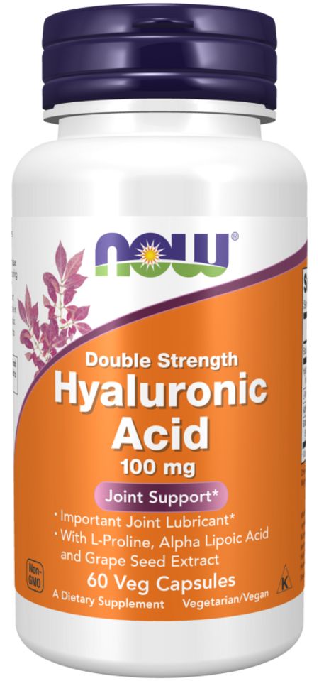 Now Foods Hyaluronsäure, doppelte Stärke