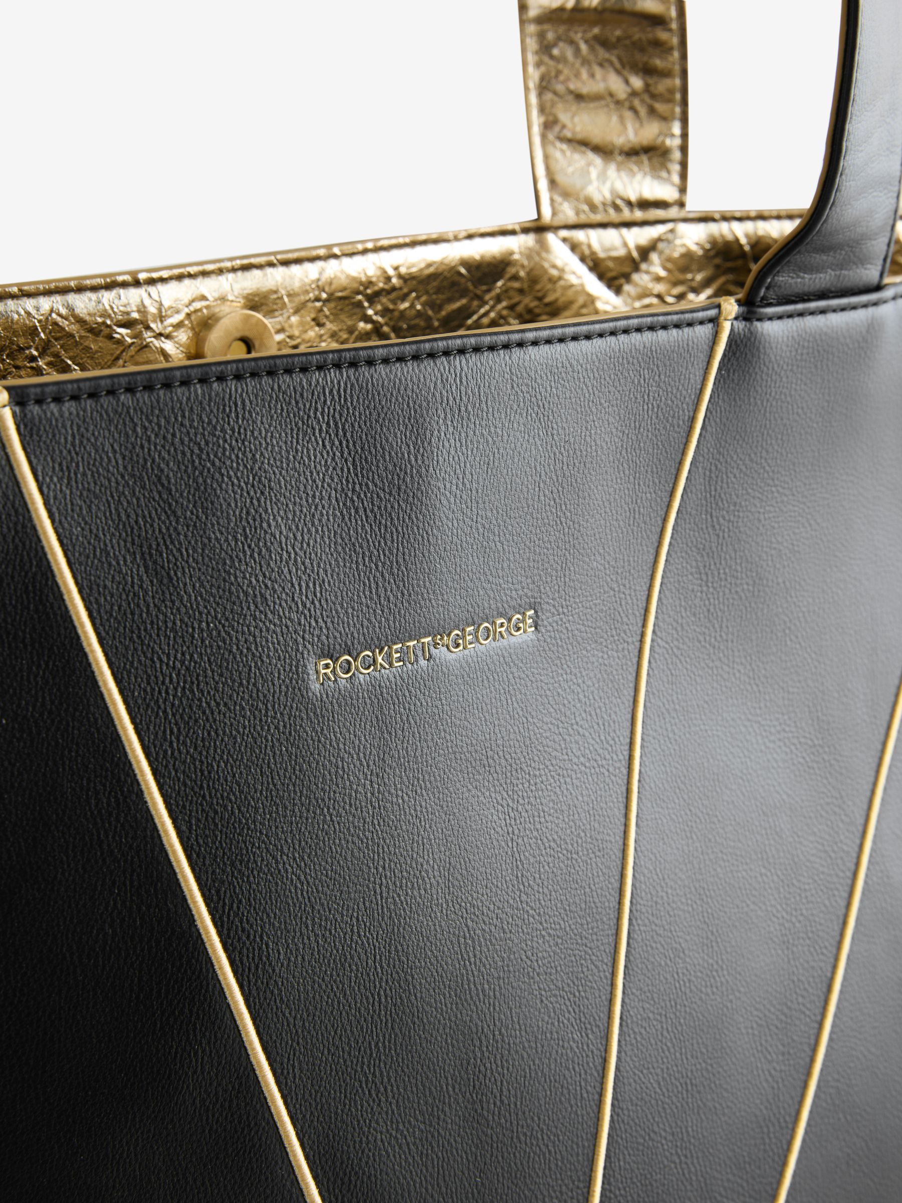 Rockett St George Gold Star Large Tote Bag