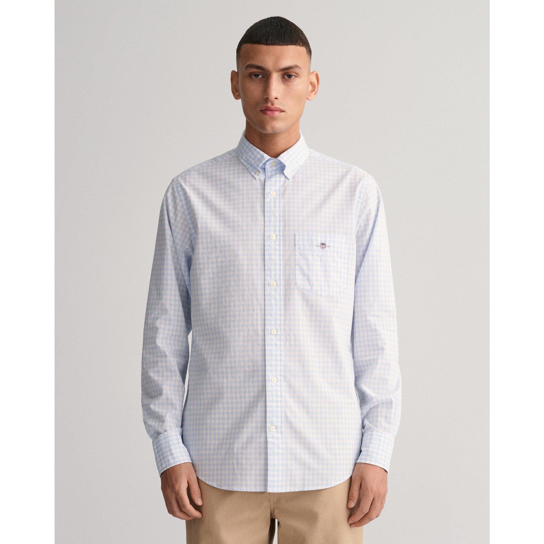 Gant Regular Fit Gingham Poplin Shirt