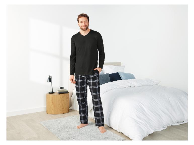 Heren flanellen pyjama