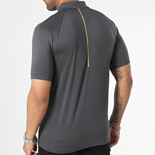 Polo Manches Courtes Pauletech 50494539 Gris Anthracite Doré