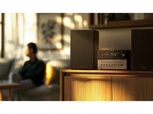 Philips 3000 series TAM3505M2/12, Home audio micro system, Sort, 20 W, 6 ohm (O), 66 - 20000 Hz, DAB, DAB