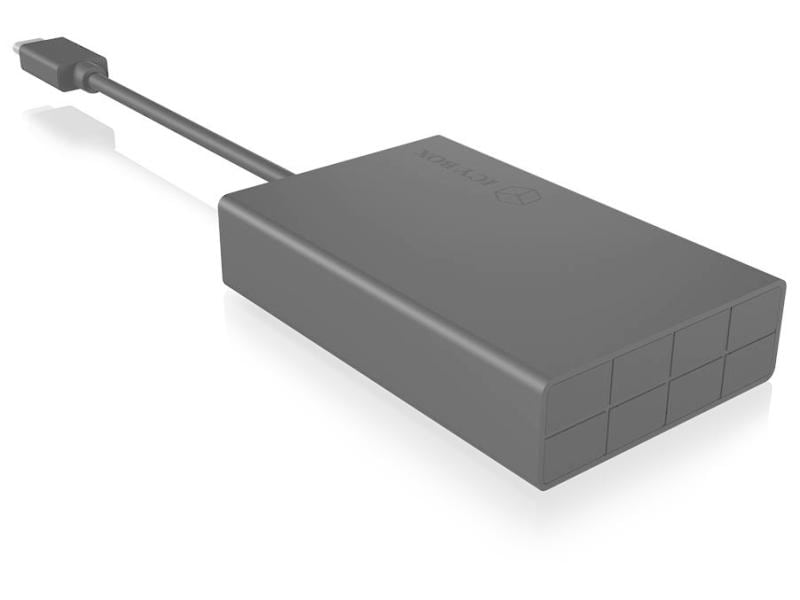 ICY BOX Card Reader Extern IB-CR401-C3 Externer Multi-Kartenleser mit Type-C USB 3.0 Anschluss