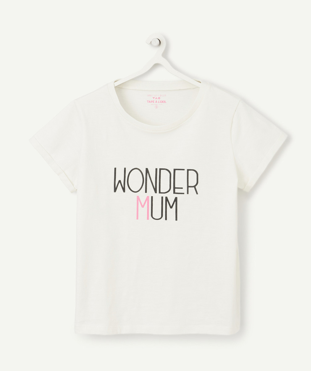 LE T-SHIRT FEMME WONDER MUM EN COTON BIOLOGIQUE
