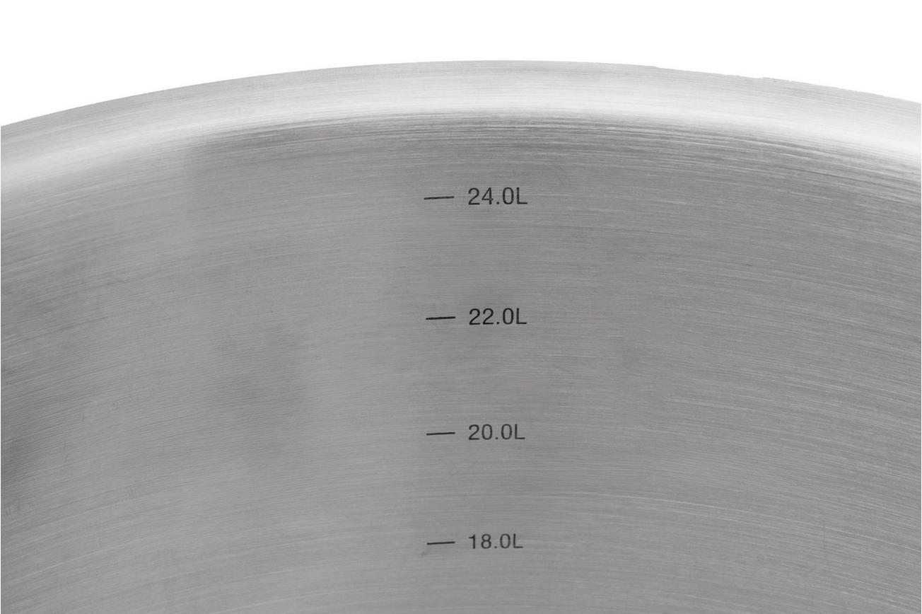 de Buyer Prim’Appety 3507.32 hoge soeppan zonder deksel, 32 cm, 24L