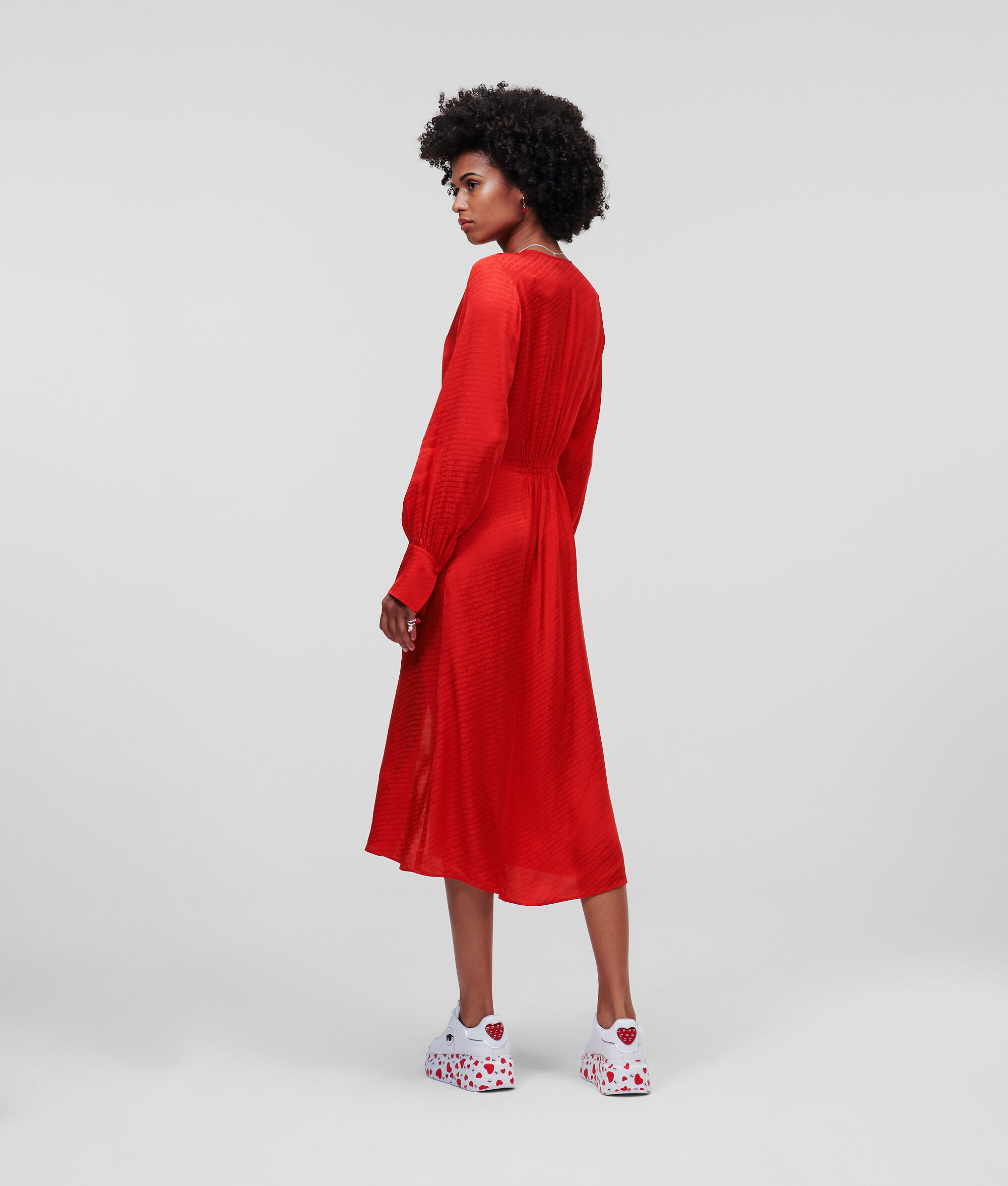 ROBE CHEMISE LOGO KARL JACQUARD