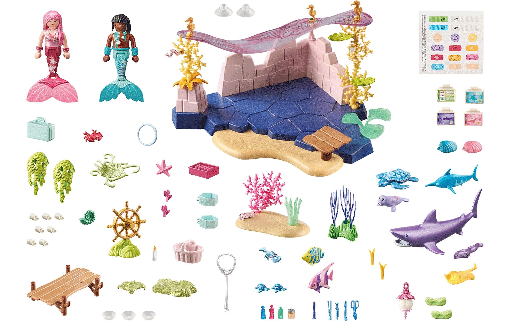 Playmobil® Spielbausteine »Princess Magic Unterwasser-Tierpflege der Meeresbewohner«