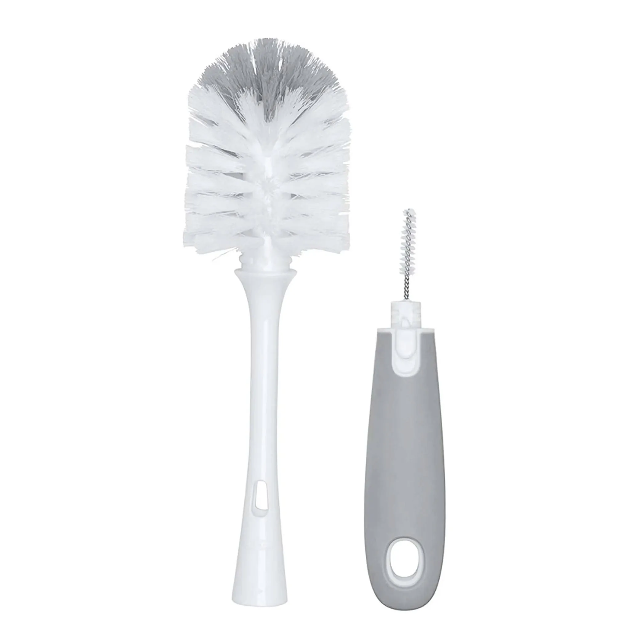 Oxo Tot Brosse pour Bouteille et Petite Brosse pour Tétine avec Socle
