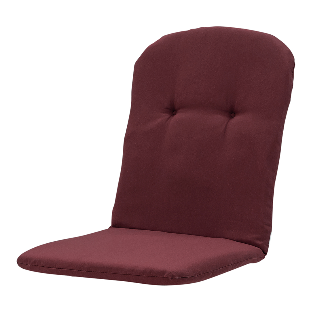 Madison Panama bordeaux Kuipstoelkussen - Set van 4