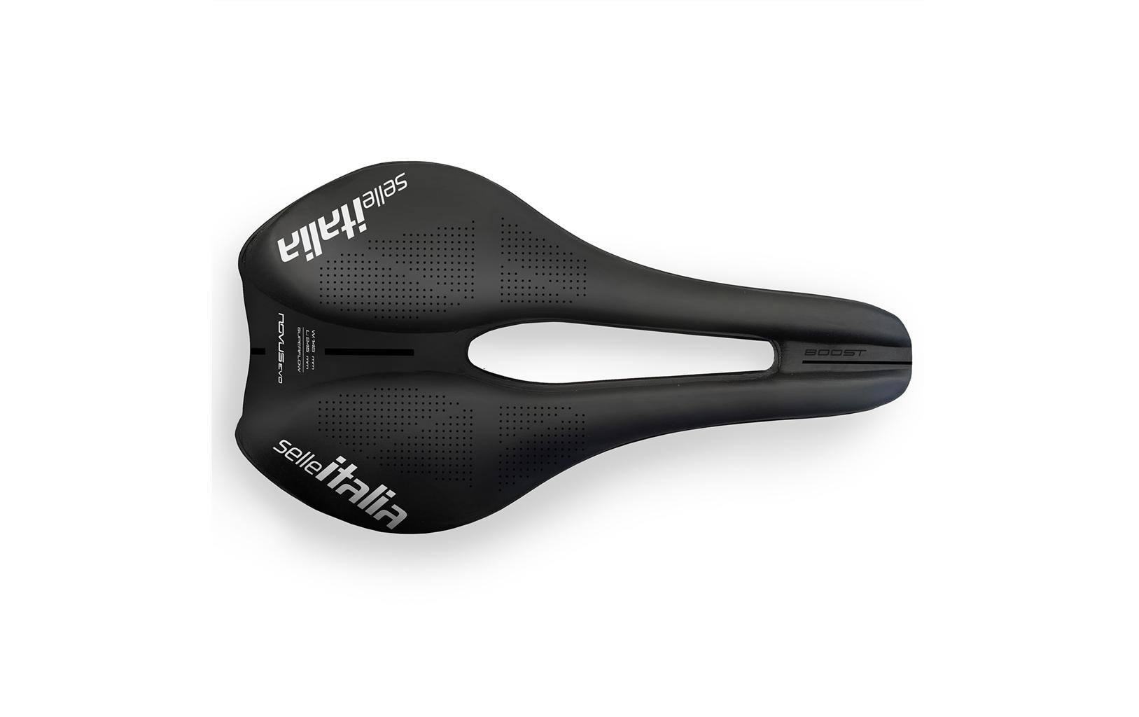 Fahrradsattel Novus Evo Boost AL Superflow, SchwarzVelosattel