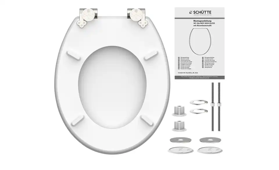 WC Sitz Black Stone Schieferstein-Optik