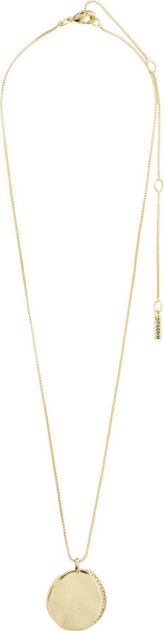 Pilgrim TRUE recycled coin necklace gold-plated Guld