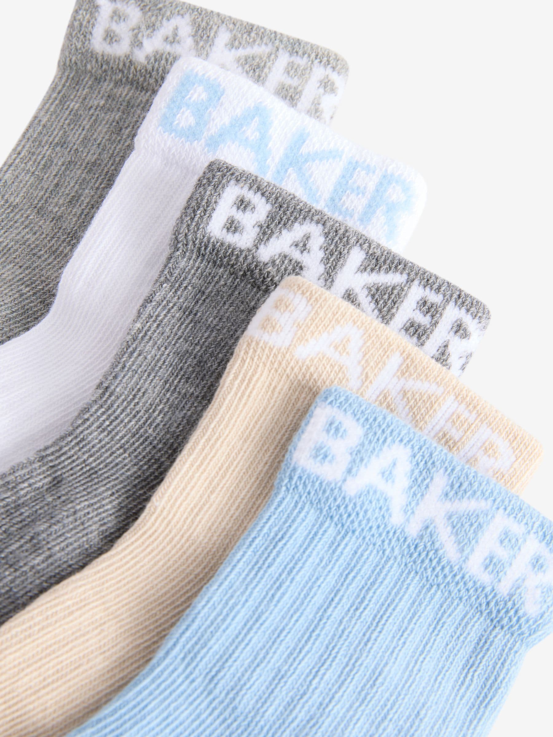 Multi - Baker by Ted Baker babysokken verpakking van 5