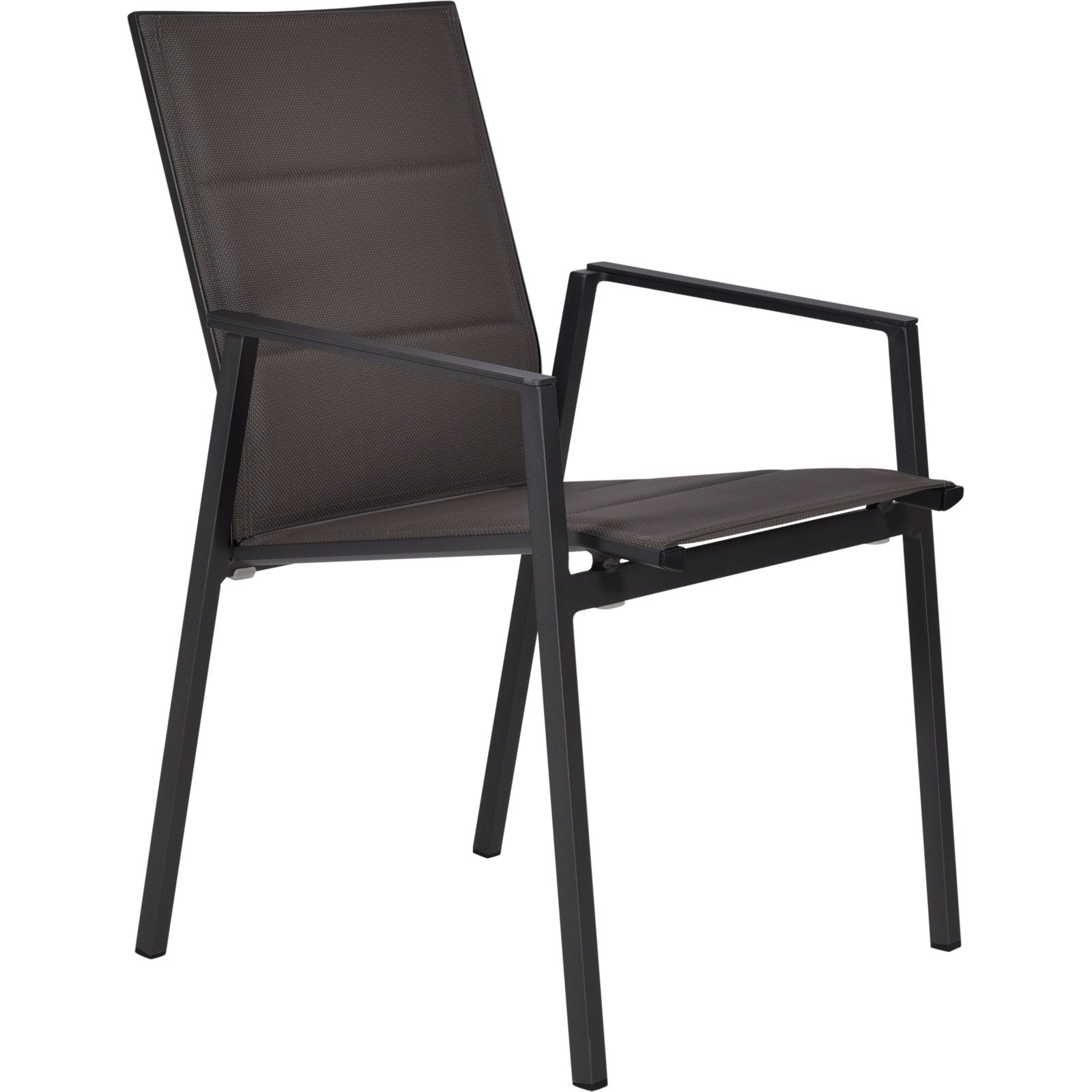 Stuhl Toledo Edelstahl schwarz