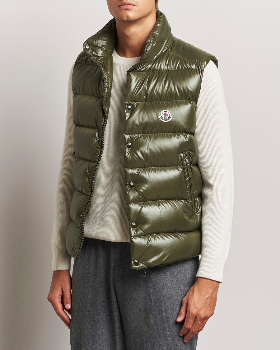Moncler Tibb Down Vest Military
