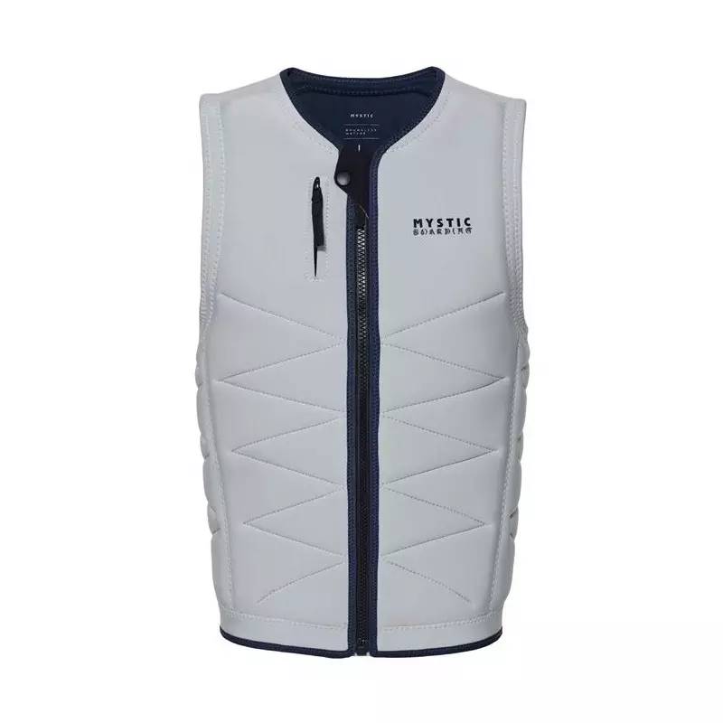 Gilet impact MYSTIC Outlaw Fzip Wake Off White