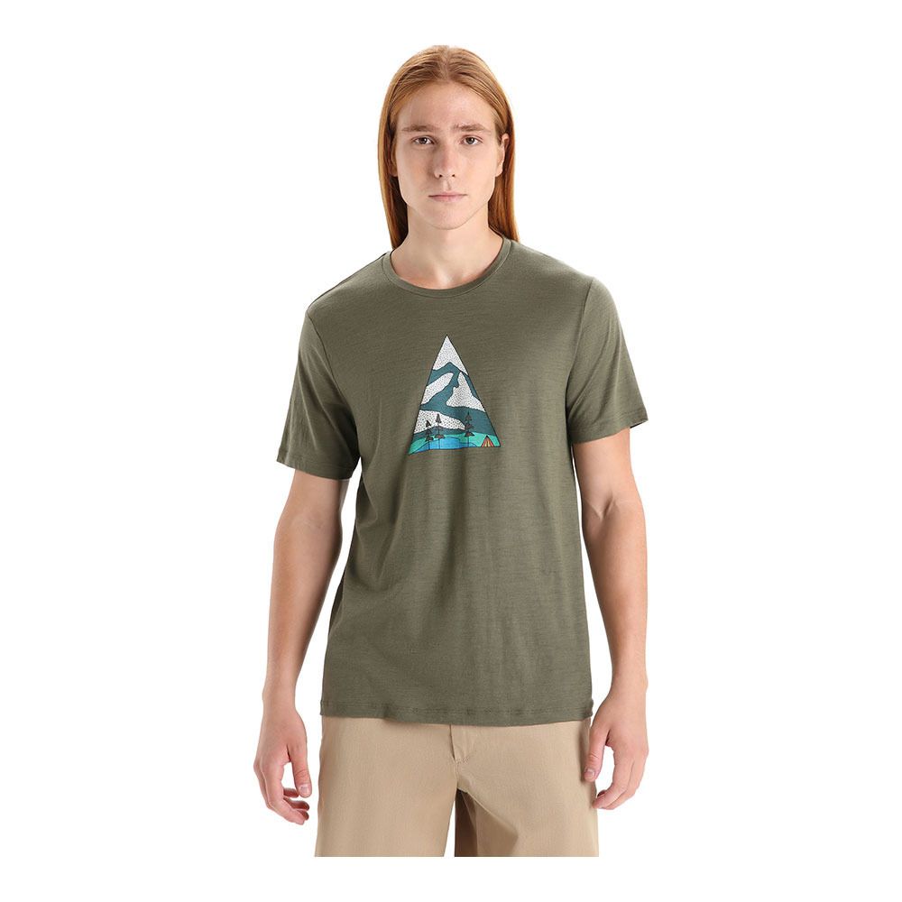 Icebreaker TECH LITE II - Tee-shirt Homme loden