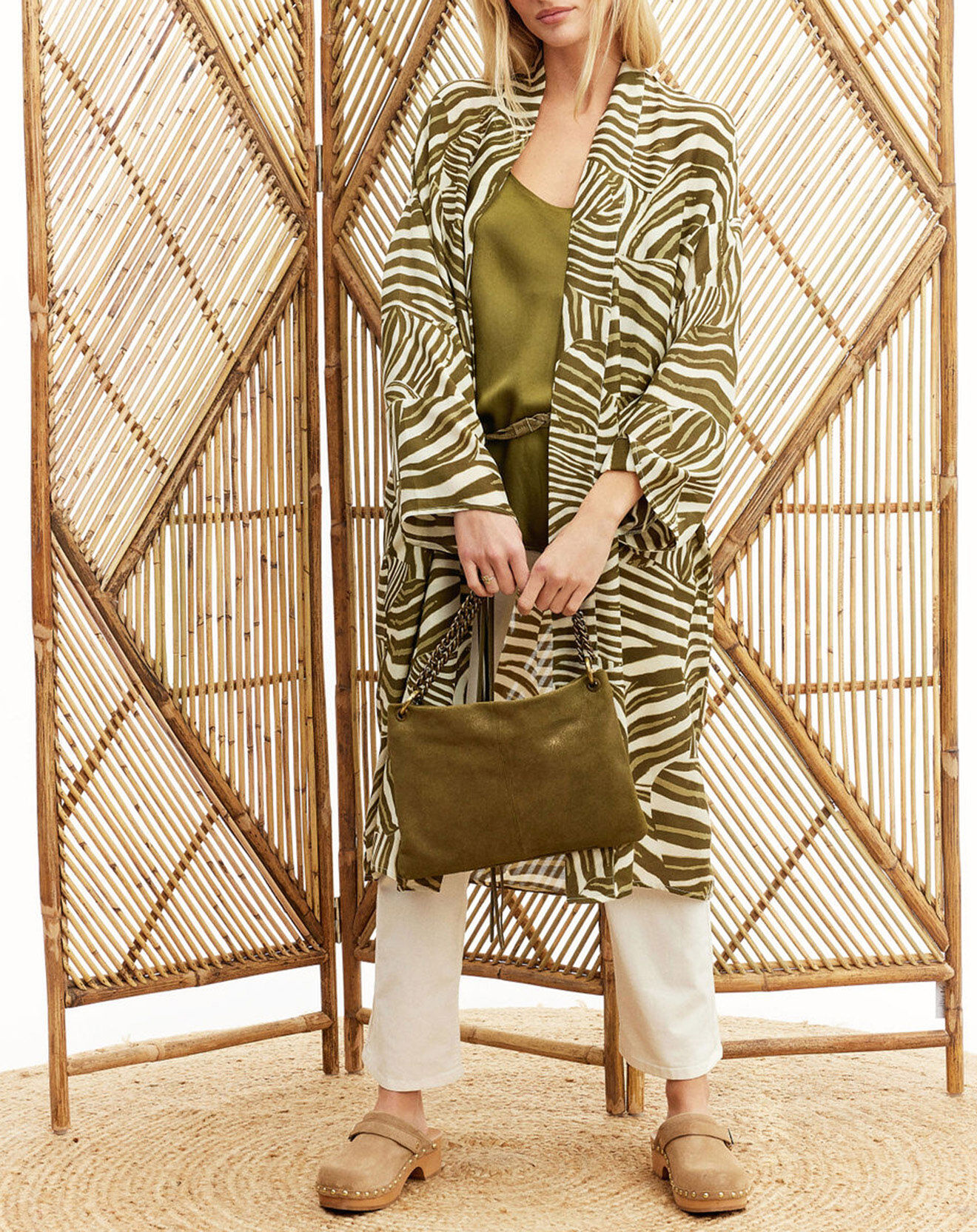 Lauren Vidal Kimono Jane verte