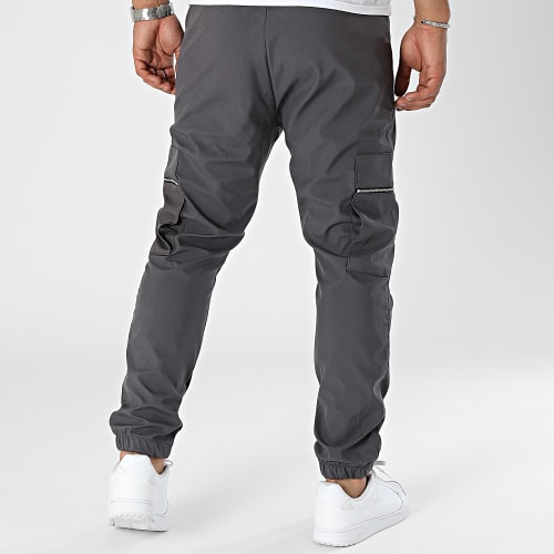Pantalon Cargo Gris Anthracite