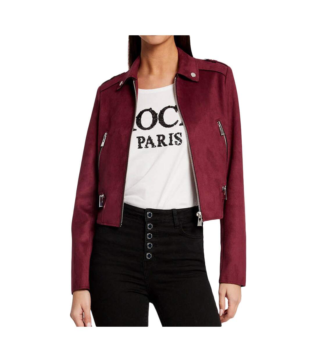 Veste Rouge Femme Morgan Gsud