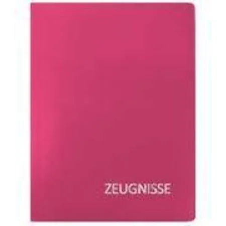 Roth Zeugnismappe A4 20 Einlagen, Basic Magenta