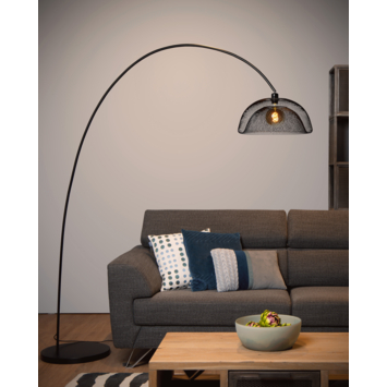 Lucide Mesh Vloerlamp zwart