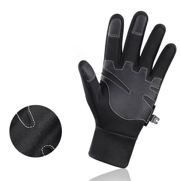 Varma sporthandskar med touch XL - Svart