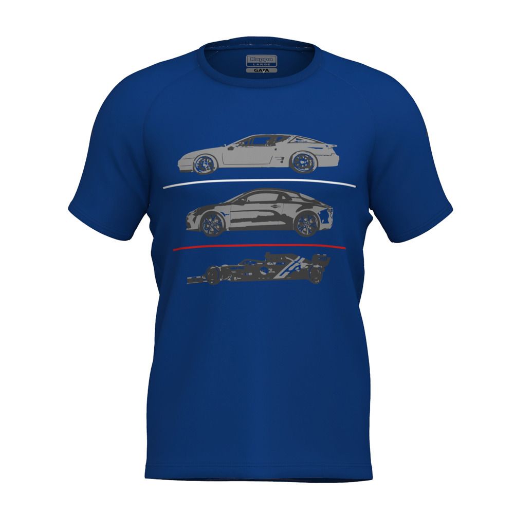 Kappa ARGLA ALPINE F1 - Tee-shirt Homme blue royal/marine