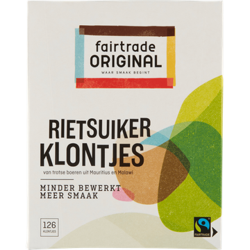 Fairtrade Original Rietsuikerklontjes 126 Stuks 500 g