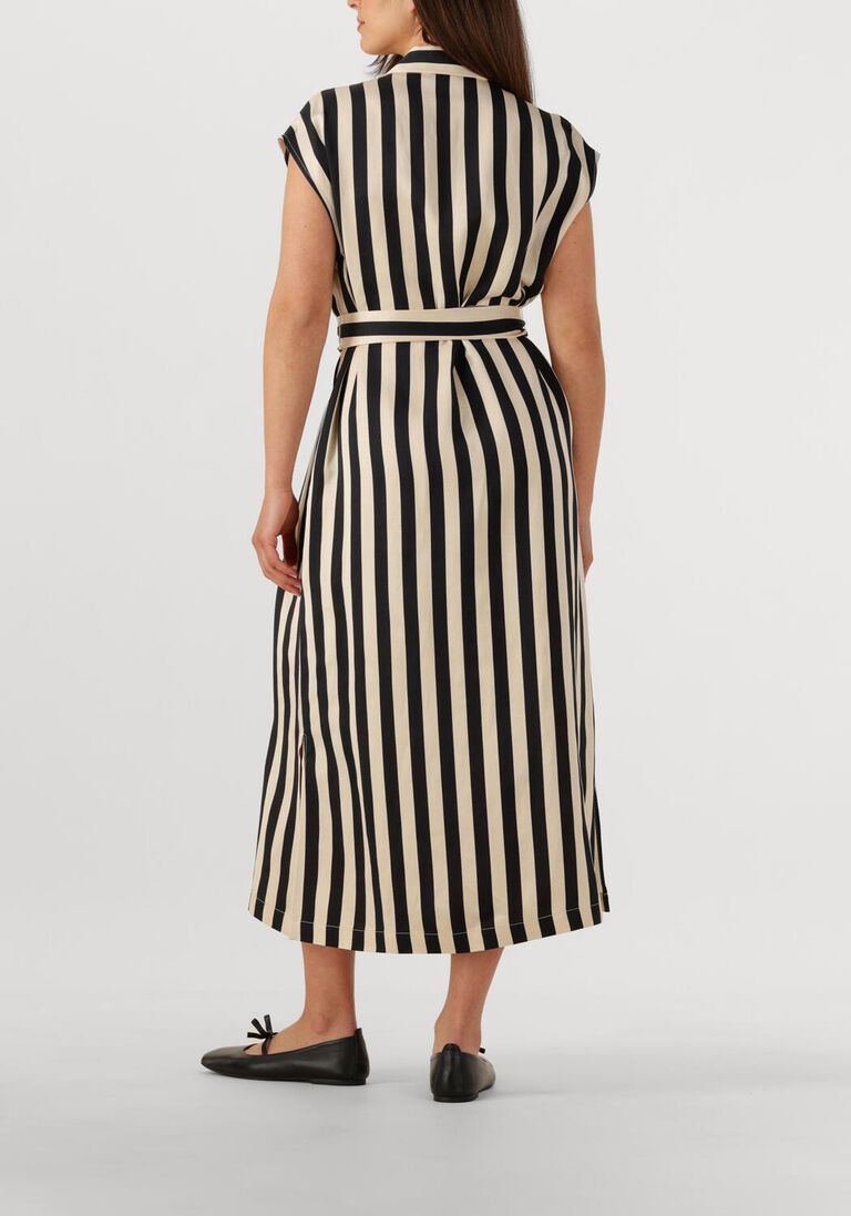 beige suncoo midi jurk celest