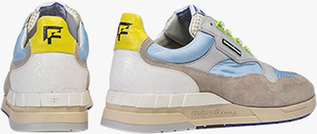 FLORIS VAN BOMMEL lichtblauwe floris van bommel lage sneakers sfm-10119