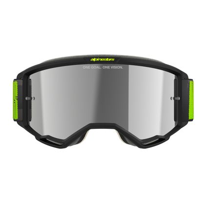 Masque cross Alpinestars VISION 5 HOLLOW IRIDIUM 2025 - Noir