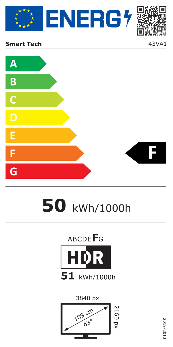 Smarttech 43VA1 - LED - 43