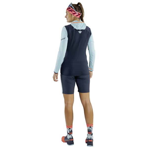 Veste polaire randonnée DYNAFIT TRAVERSE PTC HOODED JKT W MARINE BLUE/BLUEBERRY