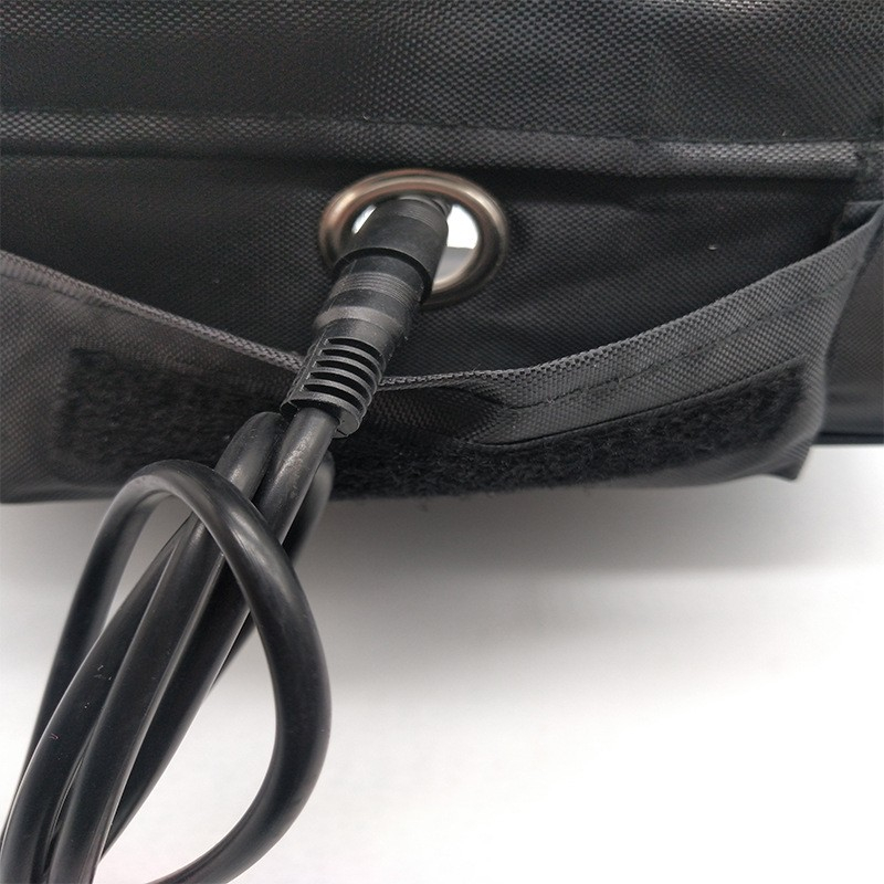 (12V) Auto Lebensmittel Wärme Tasche tragbare Picknick Thermo Tasche mit KFZ Anschluss - Schwarz