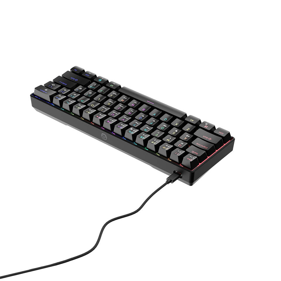 Qware San Jose bedraad mechanisch gaming toetsenbord
