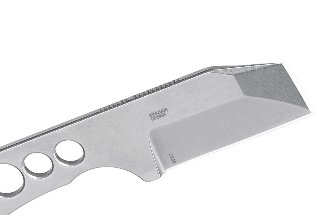 CRKT Razel Chisel 2130 Stainless Steel vaststaand mes, Jon Graham design