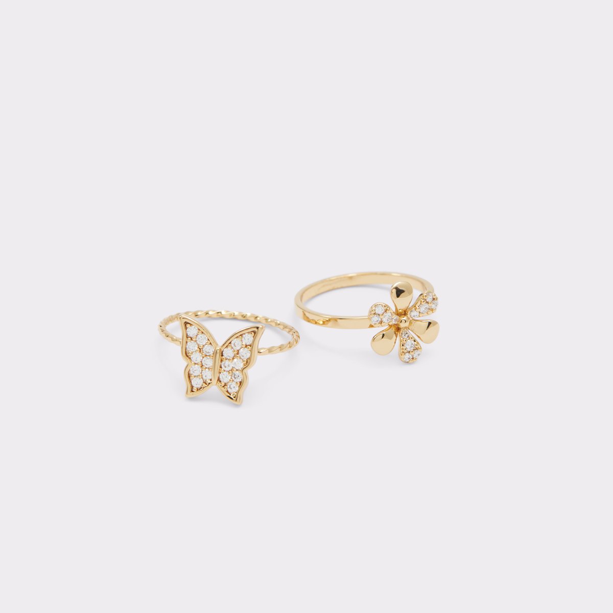 Aili Gold-Clear Multi Women Rings