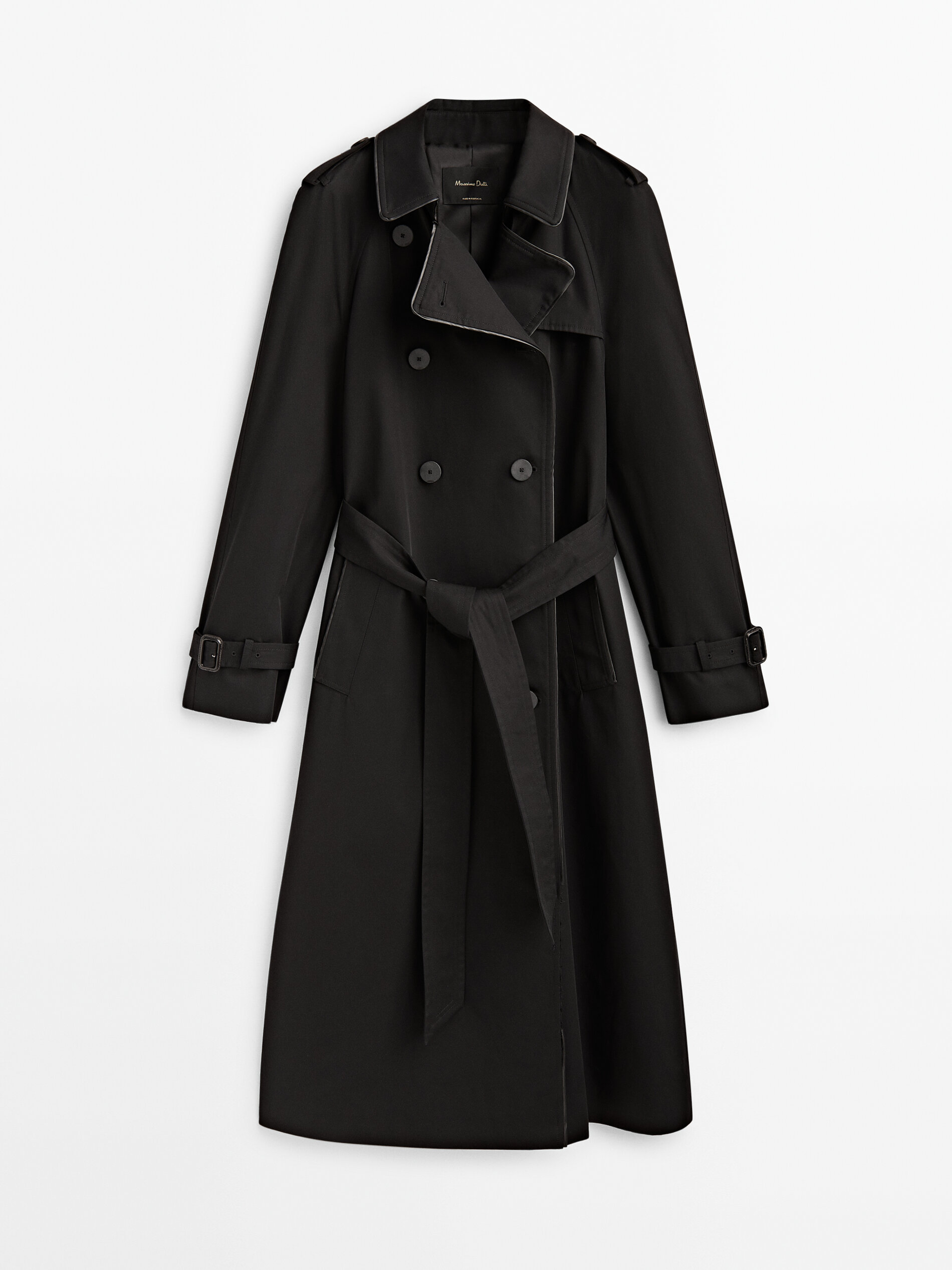 Detalhes de gabardina vivo - PRETO