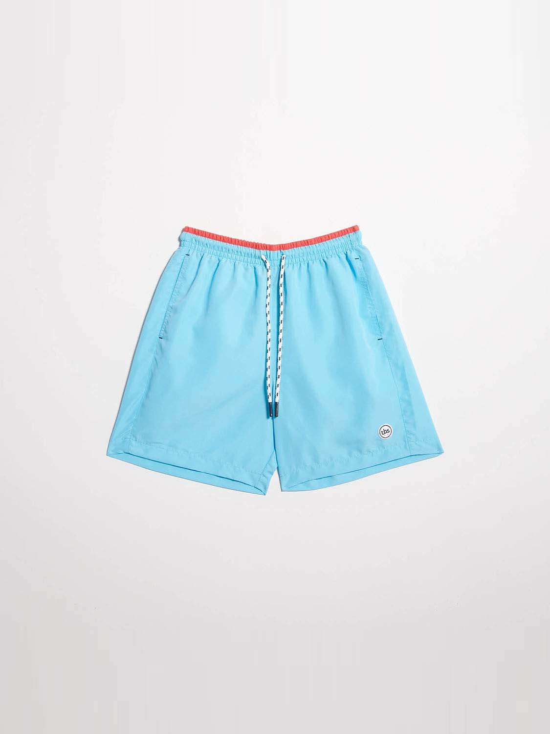 Short de bain Recyclé Bleu