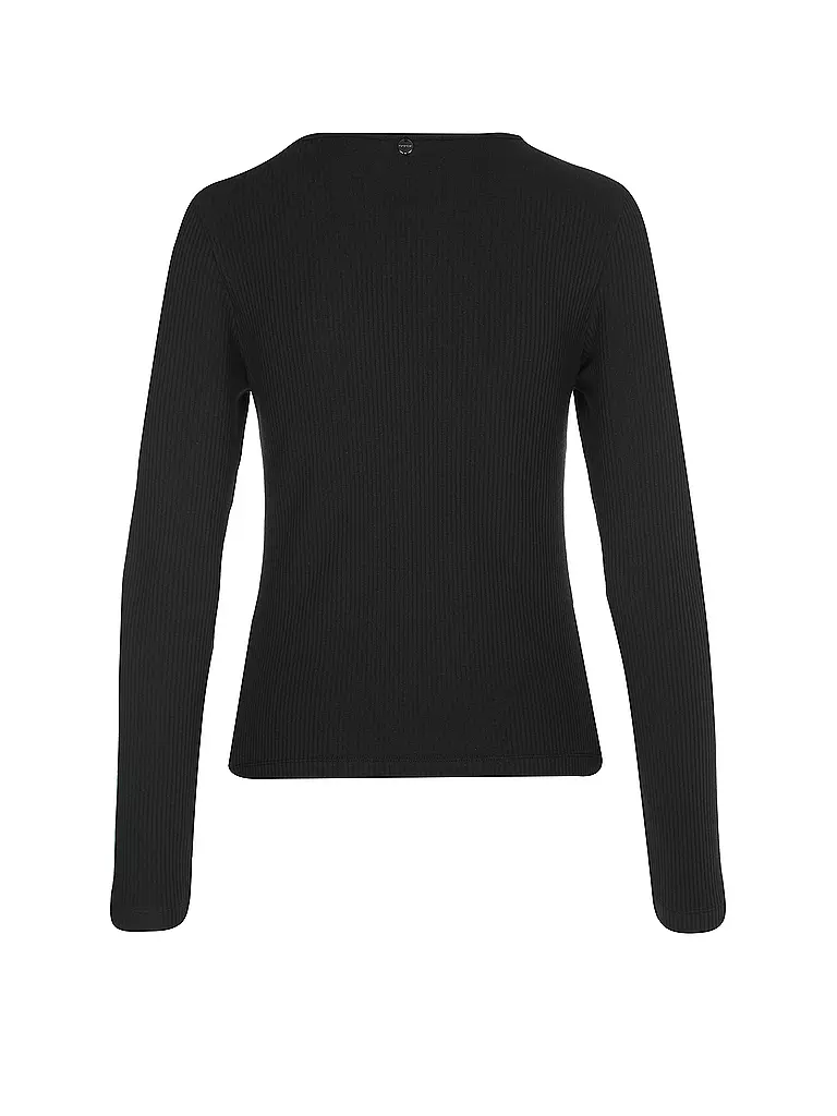 RICH & ROYAL Langarmshirt schwarz