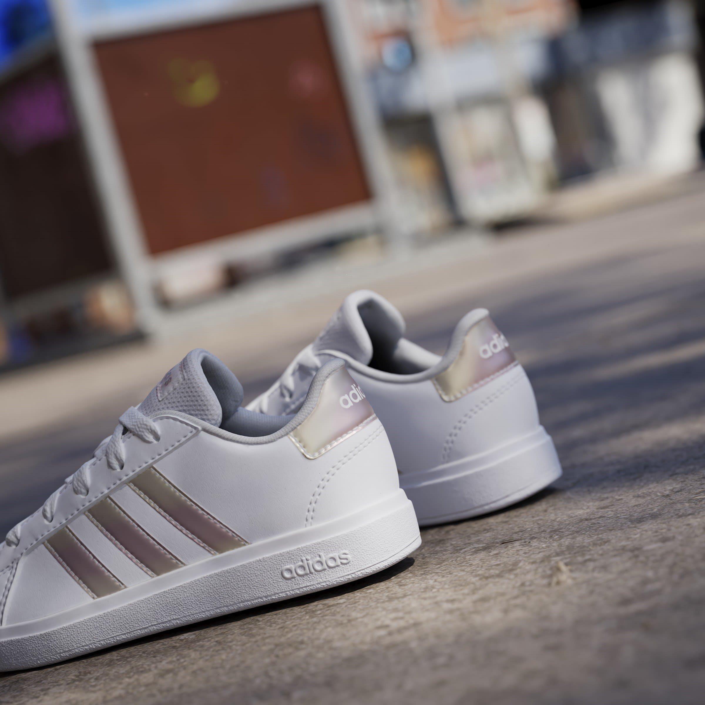 adidas Girls Grand Court Trainers