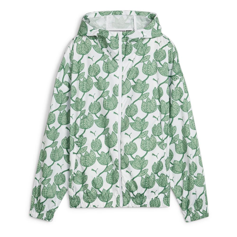 Puma Coupe-vent Blanc/Vert Femme Puma Blossom Aop