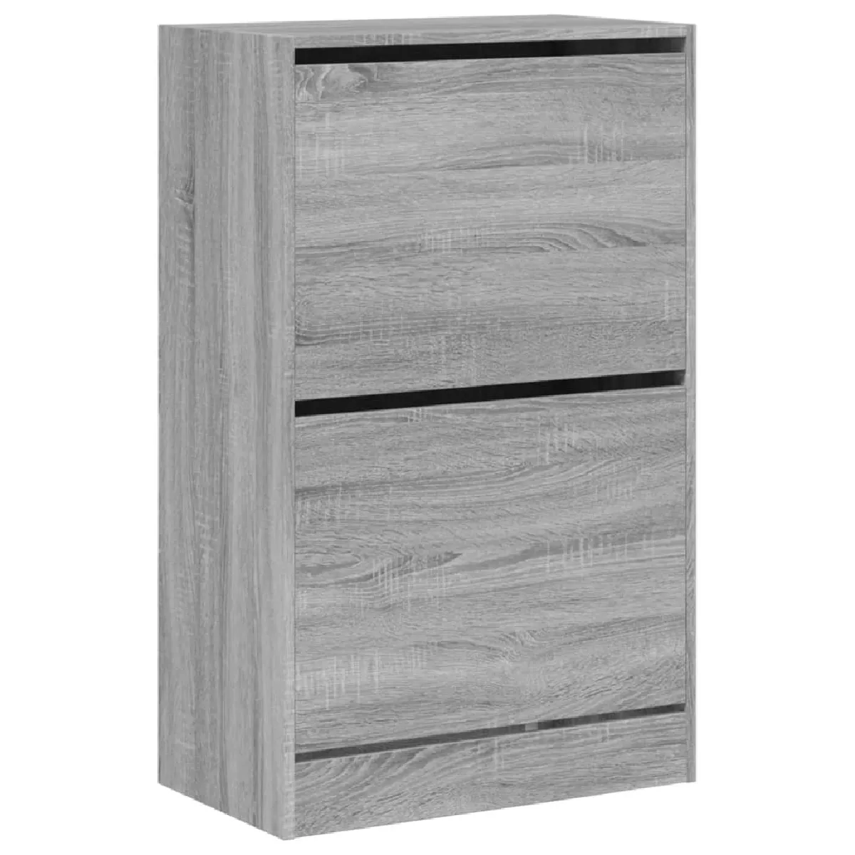 vidaXL Armoire à chaussures sonoma gris 60x34x96,5 cm