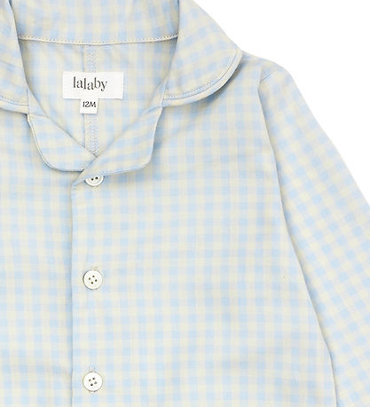 Lalaby Schlafanzug - Classic+ - Blue Gingham