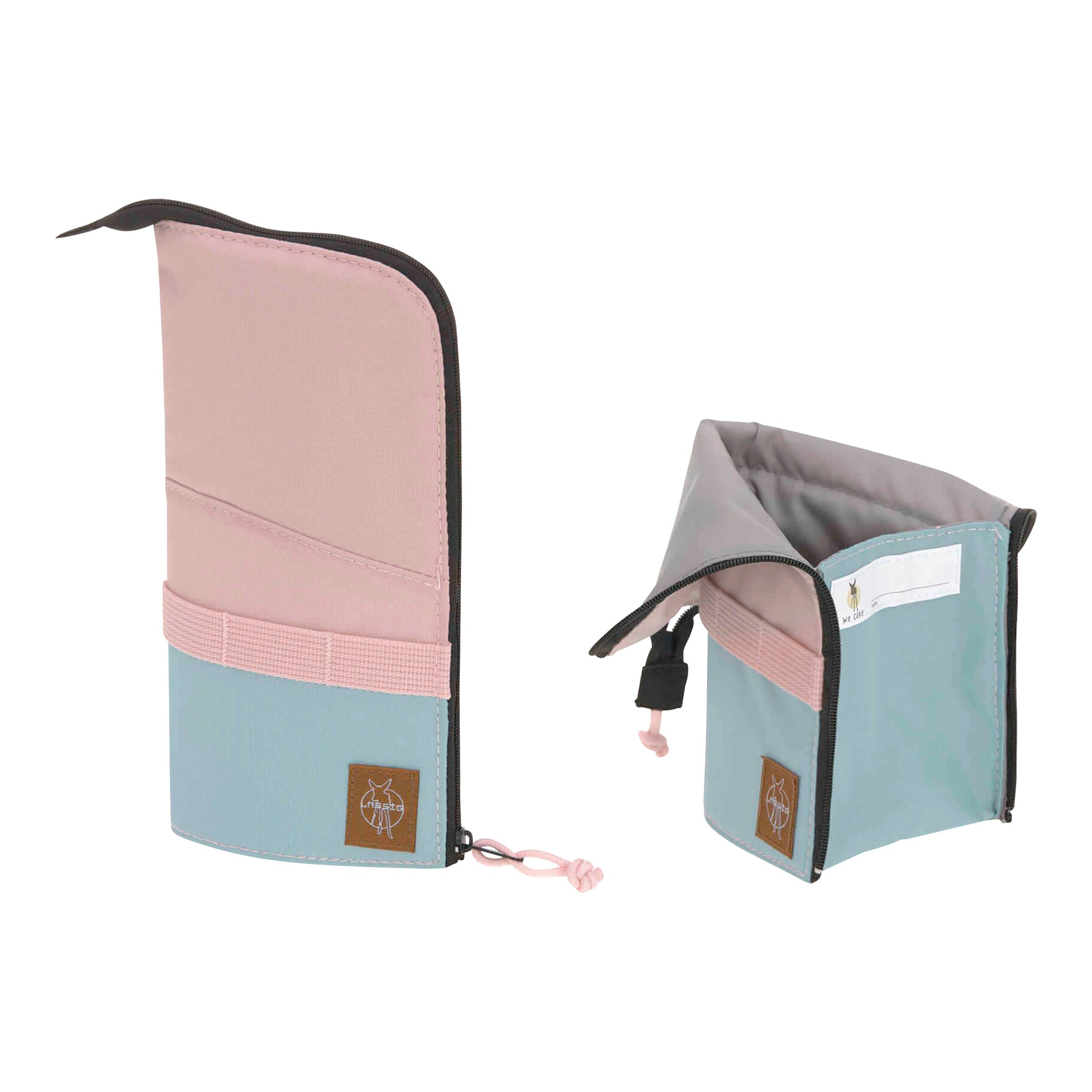 Lässig Schulranzen-Set Boxy Unique 7-tlg. rose/blue/black